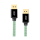 Kabel komputerowy Silver Monkey X Kabel DisplayPort 2.0 Ultra w oplocie 1.5m zielony SMXA013